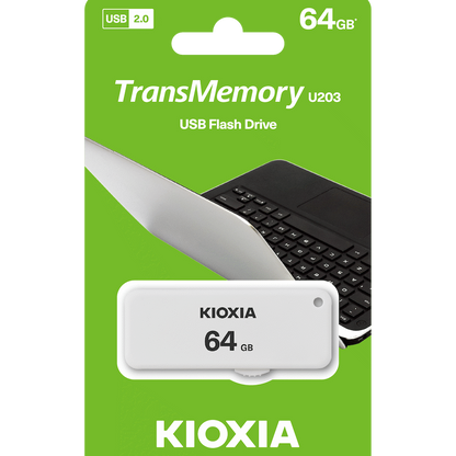 Kioxia U203W- 64GB USB 2.0 Yamabiko Slider Type
