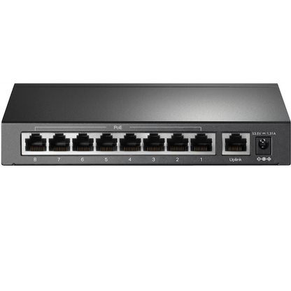 TP-Link TL-SF1009P 9-Port 10/100Mbps Desktop Switch with 8-Port PoE+