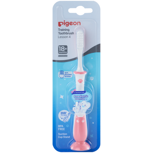 Pigeon Training Toothbrush Lesson 4 - Pink