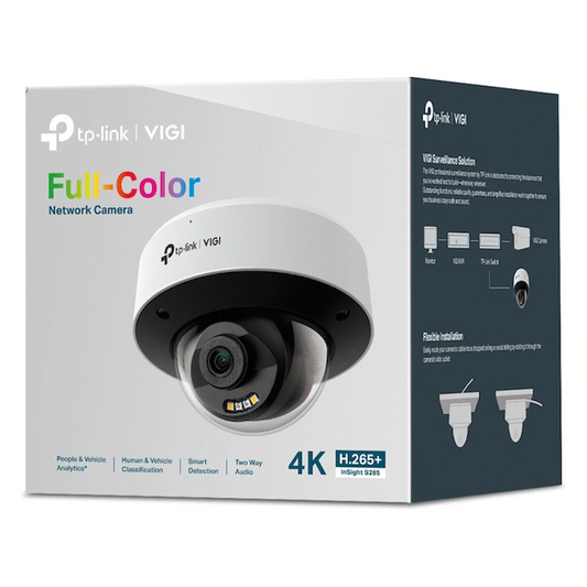 InSight S285 (4mm) VIGI 8MP Full-Color Dome Network Camera