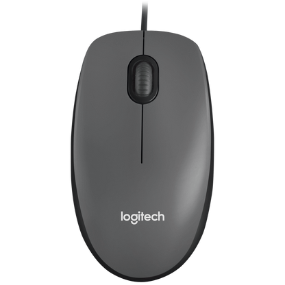 Logitech(R) M90 Wired Mouse - Grey