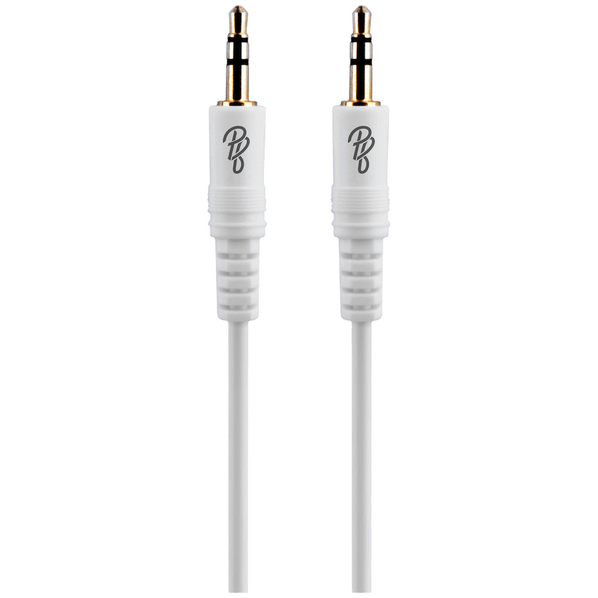 Pro Bass Unite Series - Boxed Auxiliary Cable - White