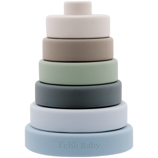 Echo Baby Silicone Stacking Rings - Ocean