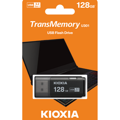 Kioxia U301- 128GB USB 3.2-GEN1-BLK
