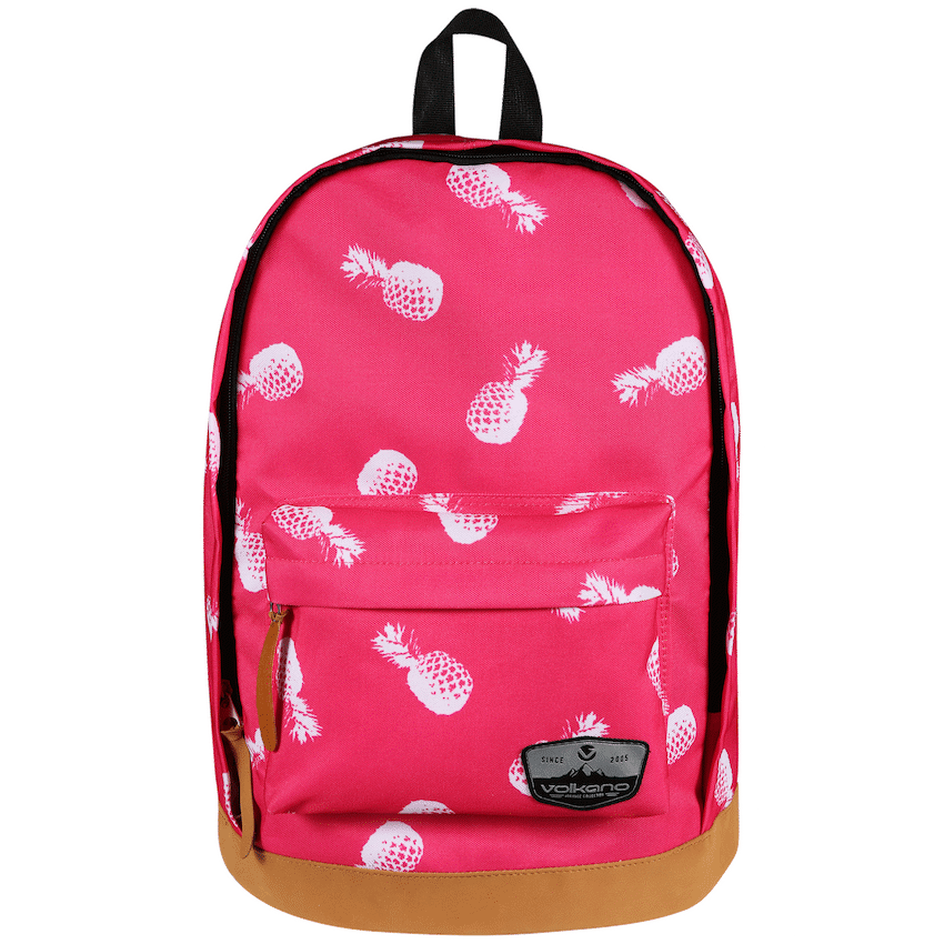Volkano Suede Series Backpack Pineapples - Pink