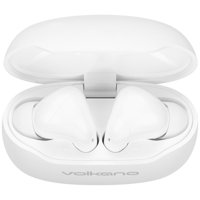 Volkano Clarity Series ANC TWS Earphones - White