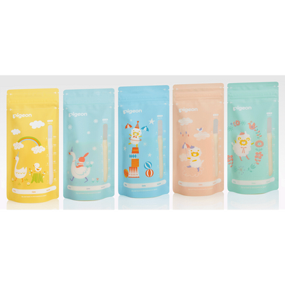Pigeon - Breast Milk Storage Bag 180ml Animal Design