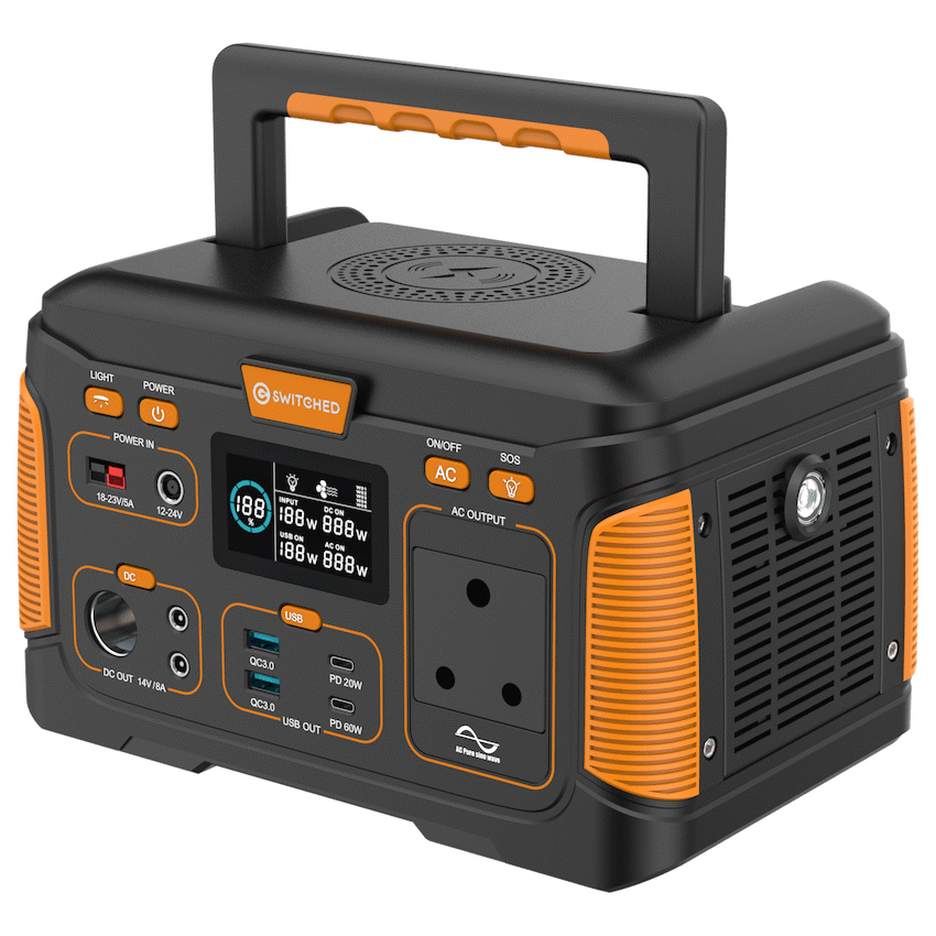 Switched 300W Professional Portable Power Station (307WH)