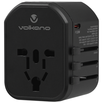 Volkano Worldwide Series Travel Adapter PD 25w + QC