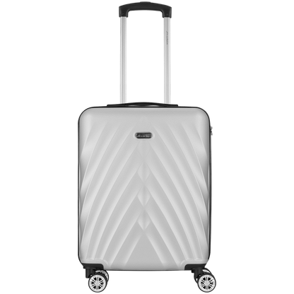 Travelwize Terra ABS 67cm 4-Wheel Spinner Luggage - Silver