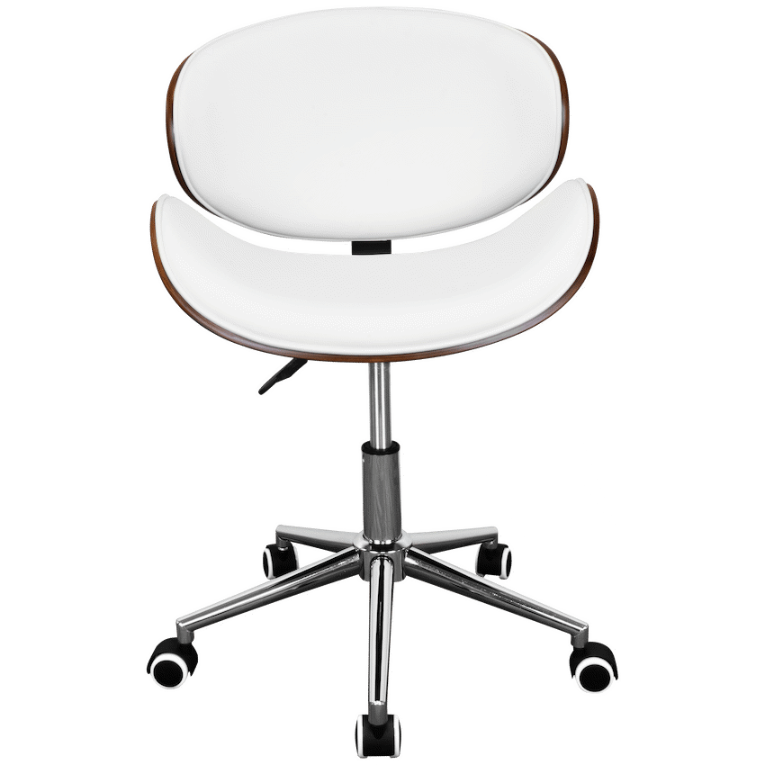 Amos Mid Back Office Chair - White