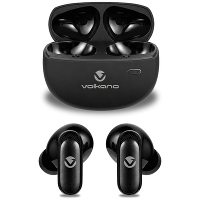 Volkano Nomad Active Noise-Cancelling True Wireless Earphones - Black