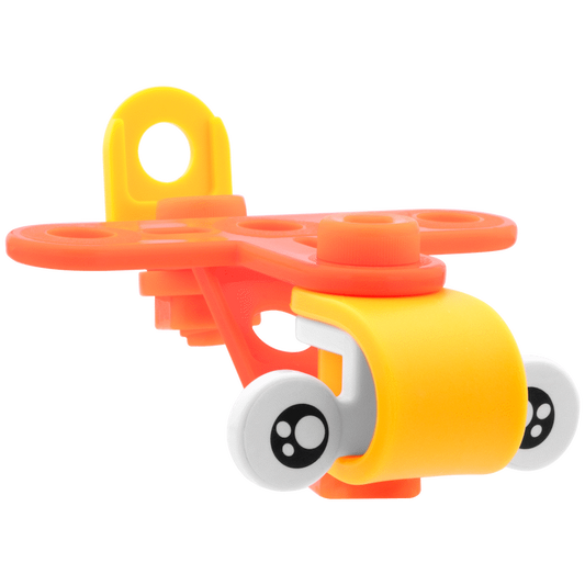 Edu-matic Flexi Build Mini Kit - Airplane - 12 pcs