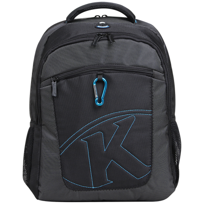 Kingsons 15.6" black laptop backpack with key chain
