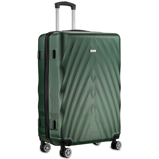 Travelwize Terra ABS 55cm 4-Wheel Spinner Luggage - Bottle