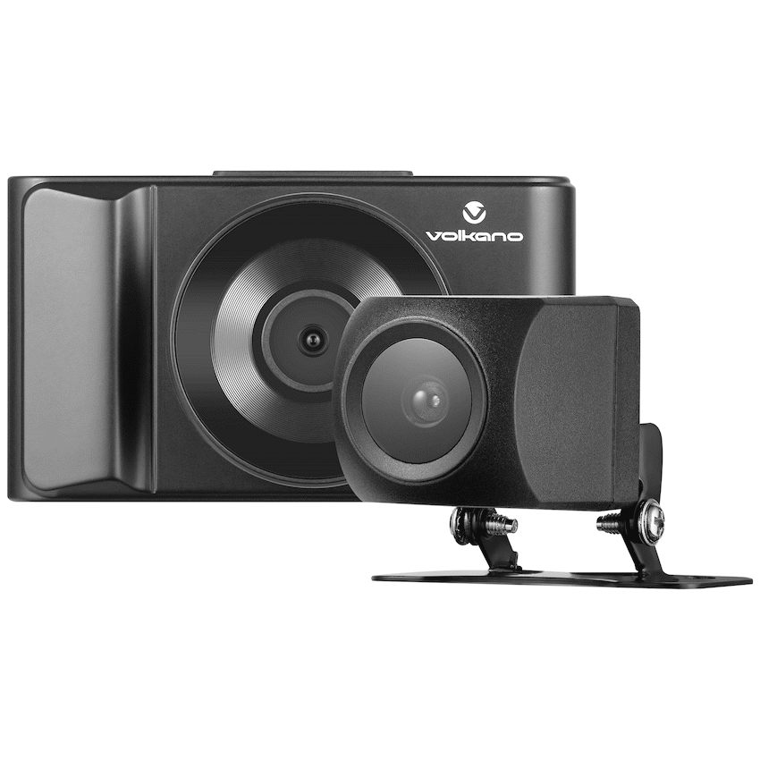 Volkano Trueview Series Dash Camera Front + Rear
