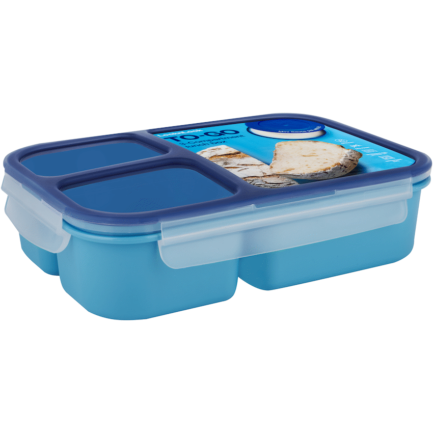 LocknLock To-Go Lunch Box 1.5lt - Blue ( Order in Qty of 6)