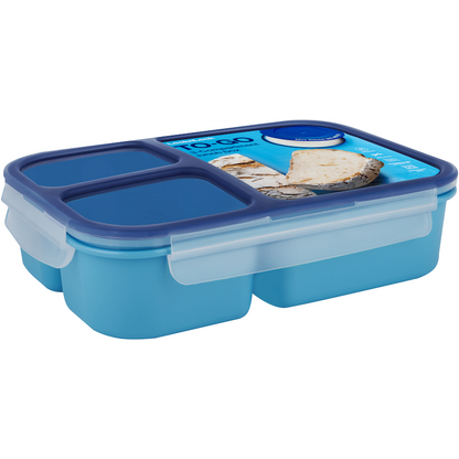 LocknLock To-Go Lunch Box 1.5lt - Blue ( Order in Qty of 6)