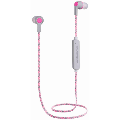 Volkano Moda - Nylon Bluetooth Earphones with Carry Case - PK