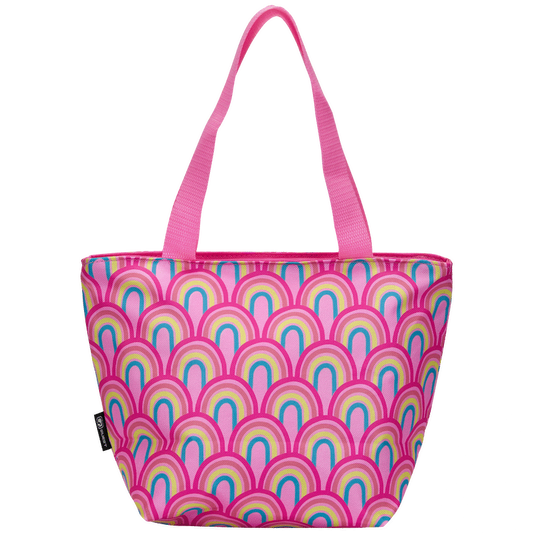 Quest Rainbow Value Lunch Bag - Pink