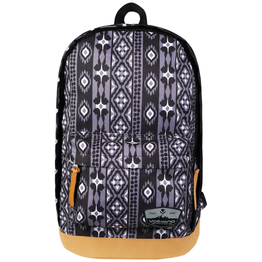 Volkano Suede Series Backpack - Ethnic - Dark Grey