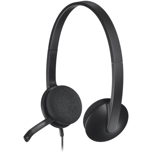Logitech(R) H340 USB Computer Headset - Black