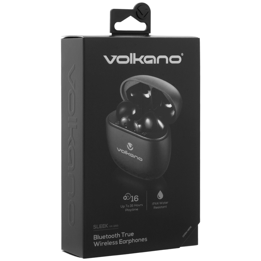 Volkano Sleek Series TWS Earphones - Black