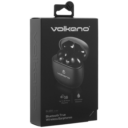 Volkano Sleek Series TWS Earphones - Black