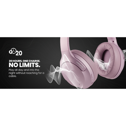Volkano Odyssey ANC Bluetooth Wireless Headphone - Rose Gold