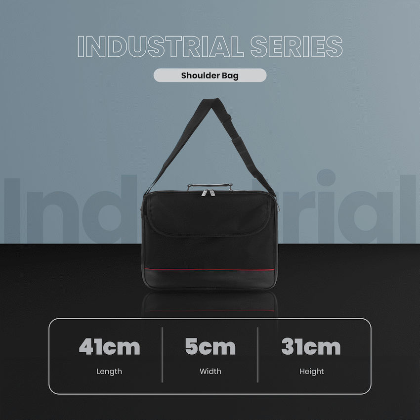 Volkano Industrial Series Shoulder Bags - Black