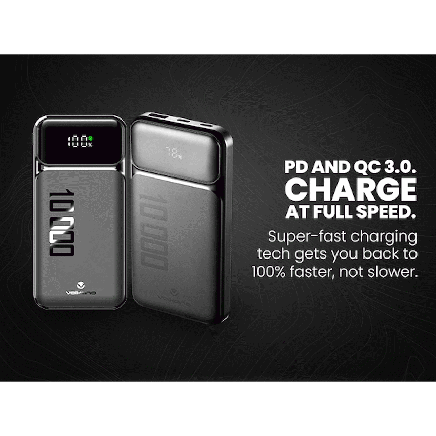Volkano Roma Series 10000mah P.D. 20W Power Bank
