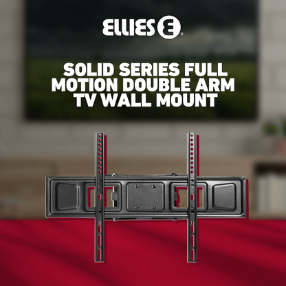 Ellies Solid series Full Motion Double Arm Mount 37"-86"TVs