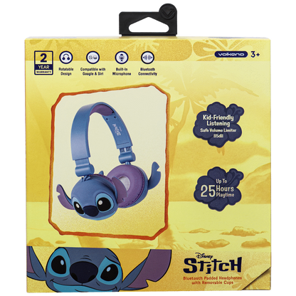Stitch Bluetooth Padded Headphone with Removable Cups