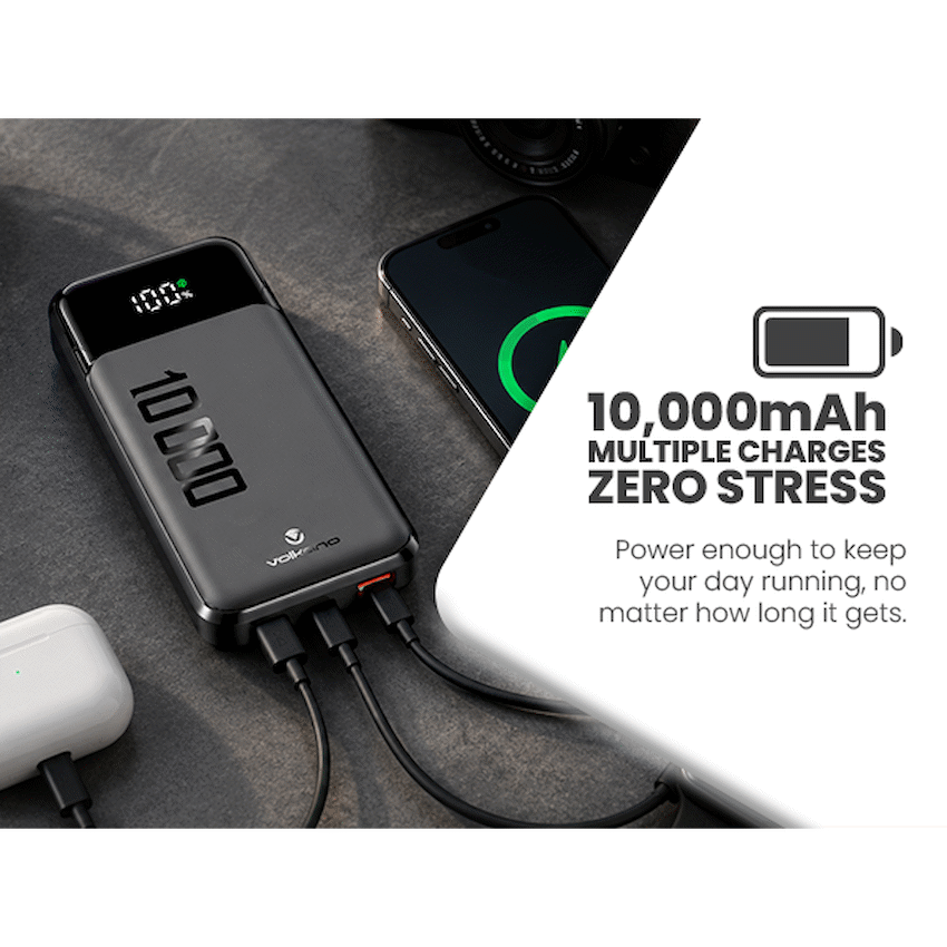 Volkano Roma Series 10000mah P.D. 20W Power Bank