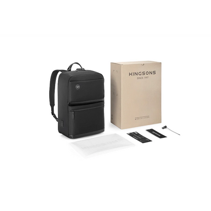 Kingsons Urban Daily 15.6" Laptop Backpack - Black