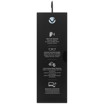 Volkano Sonique Series Bluetooth Audio Glasses - Dark Lenses