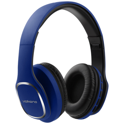 Volkano Phonic Series Bluetooth Full Size Headphones - Blue