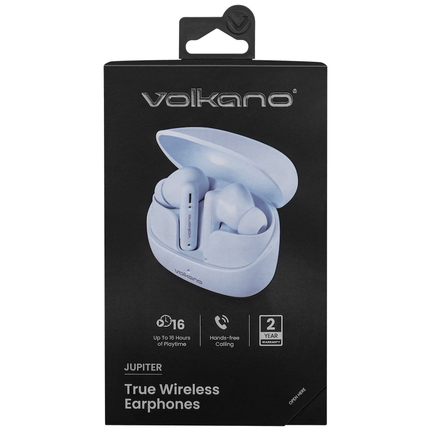 Volkano Jupiter Series TWS Earphones - Pastel Blue