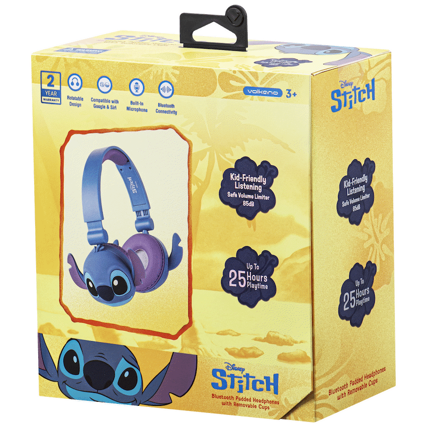 Stitch Bluetooth Padded Headphone with Removable Cups