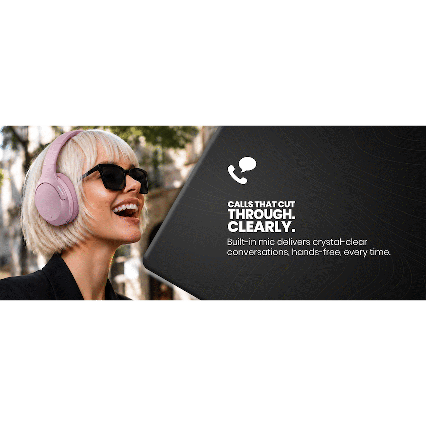 Volkano Odyssey ANC Bluetooth Wireless Headphone - Rose Gold
