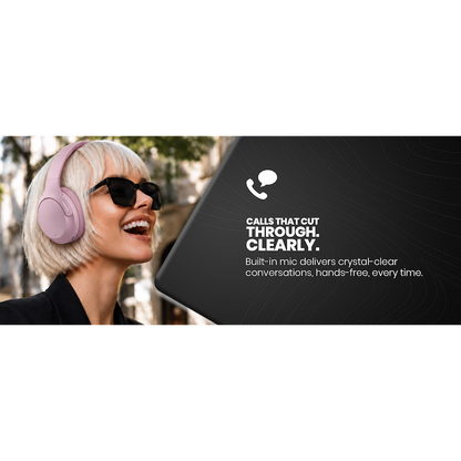 Volkano Odyssey ANC Bluetooth Wireless Headphone - Rose Gold