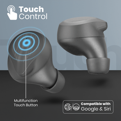 Volkano Scorpio Series True Wireless Earphones - Black