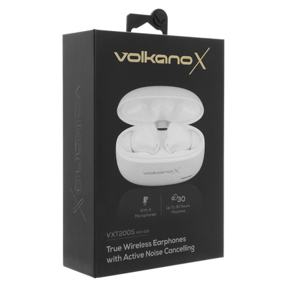 VolkanoX VXT200S Hybrid ANC TWS Earphones - White