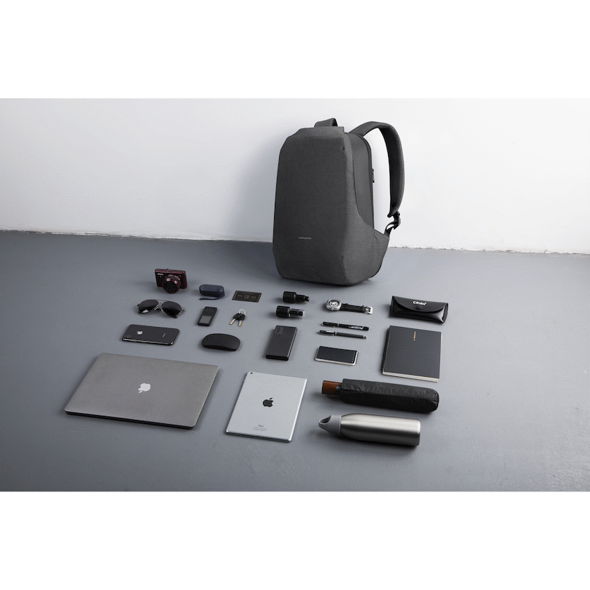 Kingsons Urban Series Anti-Theft 15.6" Laptop Backpack - Black