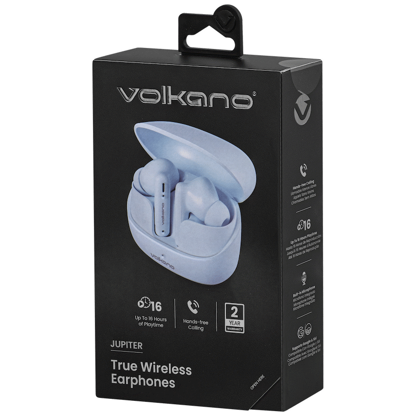 Volkano Jupiter Series TWS Earphones - Pastel Blue