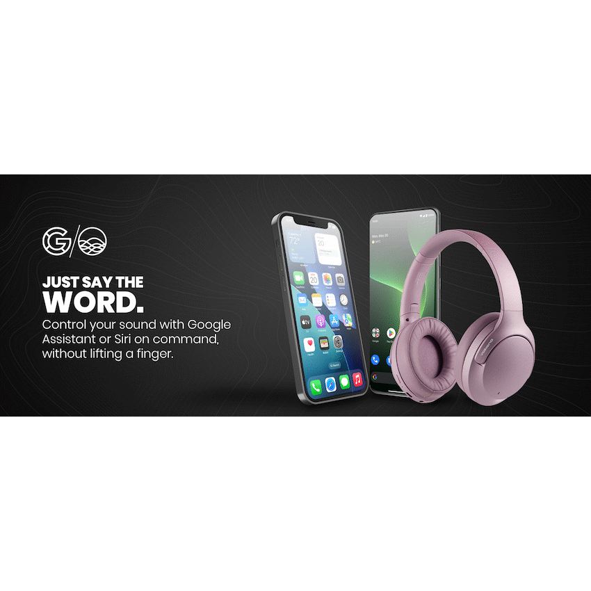 Volkano Odyssey ANC Bluetooth Wireless Headphone - Rose Gold