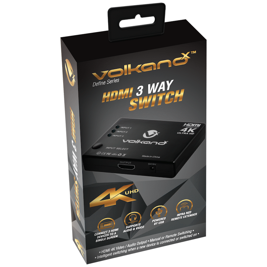 VolkanoX Define Series HDMI Switch 3-Way