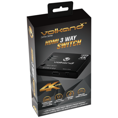 VolkanoX Define Series HDMI Switch 3-Way