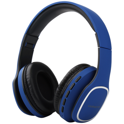 Volkano Phonic Series Bluetooth Full Size Headphones - Blue