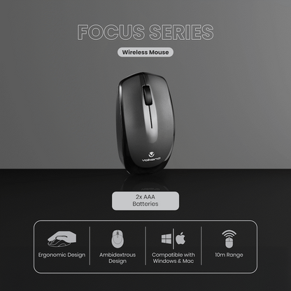 Volkano Focus Series Wireless Mouse